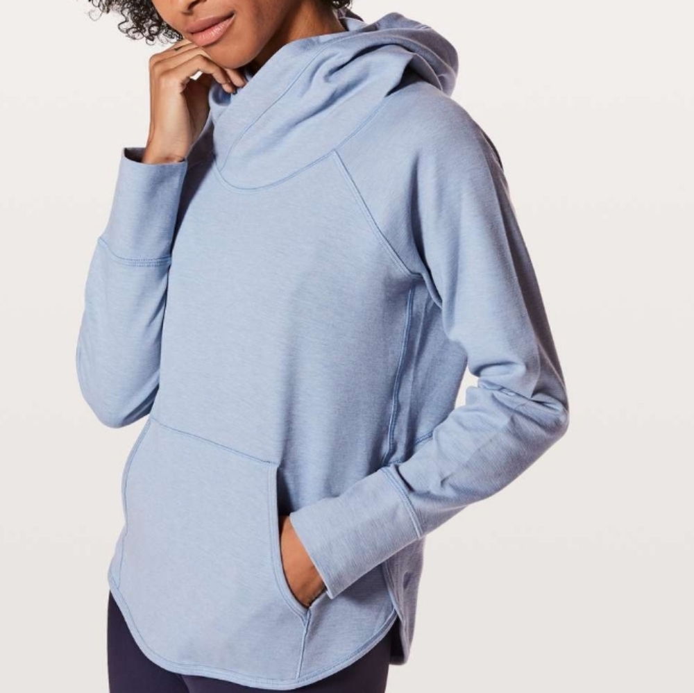 Lululemon Time Out Hoodie Heathered Deep Indigo / Heathered Hydrangea Blue